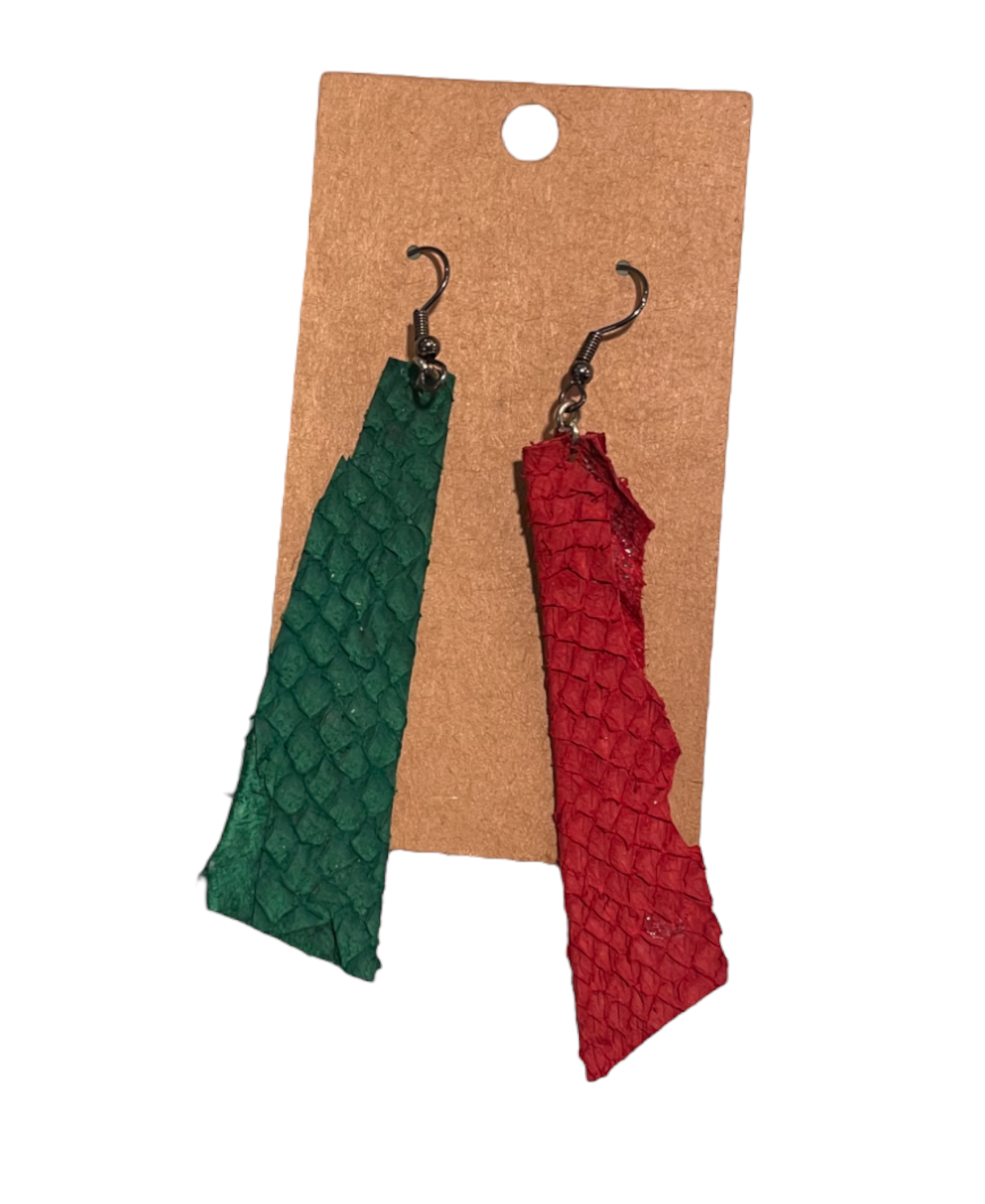 Handmade Fish Leather Earrings by Skarpi Handmade Fish Leather Earrings by Skarpi
